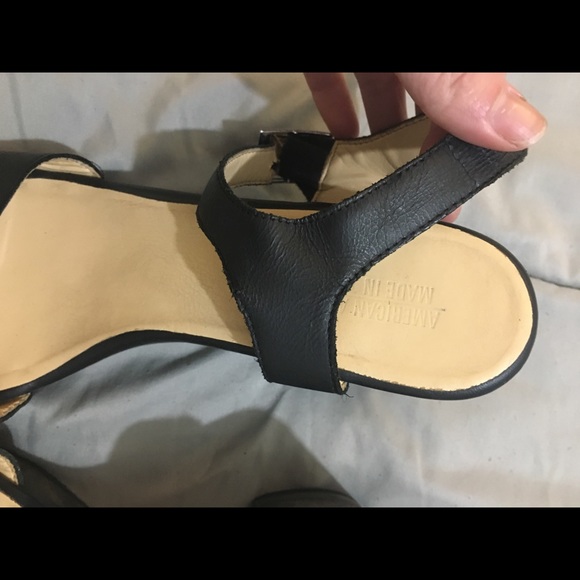 AMERICAN APPAREL WOODEN HEEL SANDAL - Picture 6 of 8